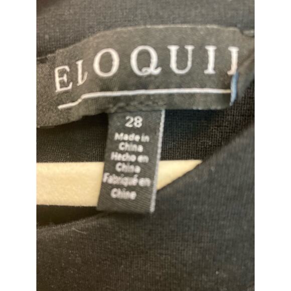 NWT Eloquii Plus Size Black Sheath Dress Gold Buttons Size 28 - Picture 7 of 10